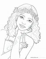 Coloring Pages Teenage Girls Cool Teen Girl Printable Fashion Getcolorings Print Color sketch template