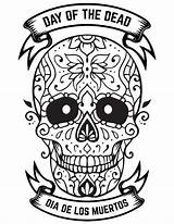 Muertos Skulls Fiverr sketch template