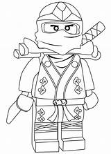 Ninjago Ninja Lloyd Coloring Zx sketch template
