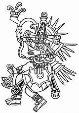 Aztec Coloring Pages Warrior Mayan Tlaloc Calendar Sun Color Kids Stone Drawings Printable Getcolorings Maya Mexican Colorings Choose Board Print sketch template