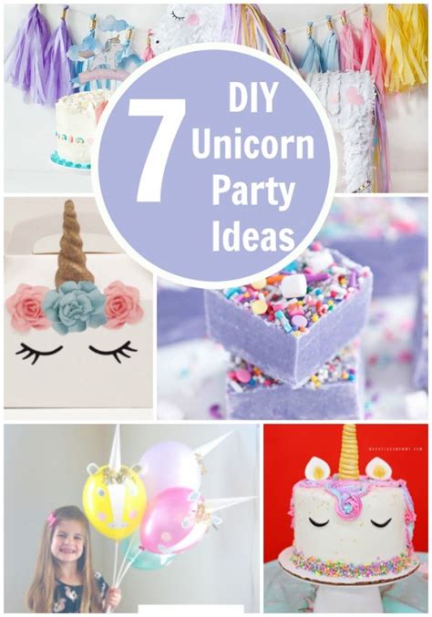 diy unicorn party ideas party ideas