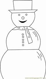 Snowman Coloring Cute Pages Printable Christmas Coloringpages101 Color Online Kids sketch template