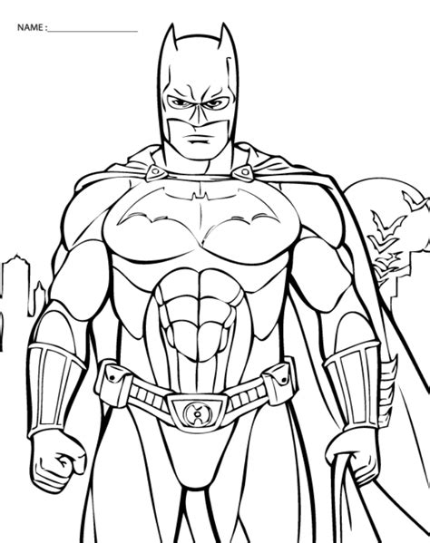 im batman  coloring sheet printable superhero coloring pages