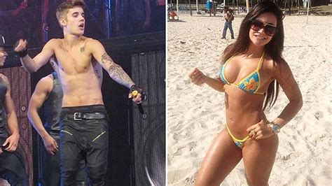 the model who claims she slept with justin bieber has opened up about