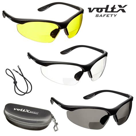 Voltx Constructor Bifocal Safety Readers Clear Yellow