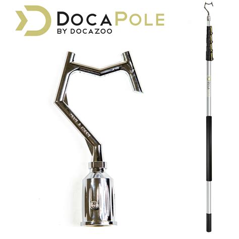 docazoo docapole   foot pole hook extension pole boat hook pole telescopic pole hook