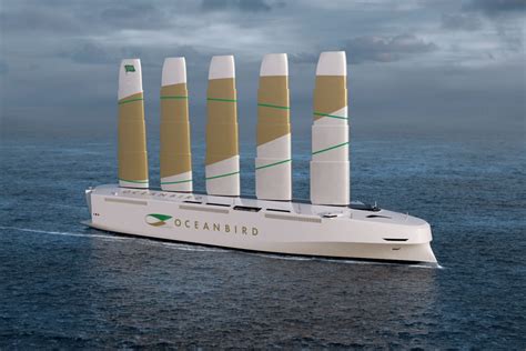 proposed cargo ship uses wings to travel with wind