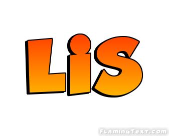 lis logo   design tool  flaming text