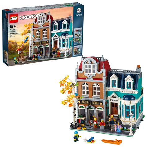 lego creator expert bookshop  modular building kit big lego set  collectors toy