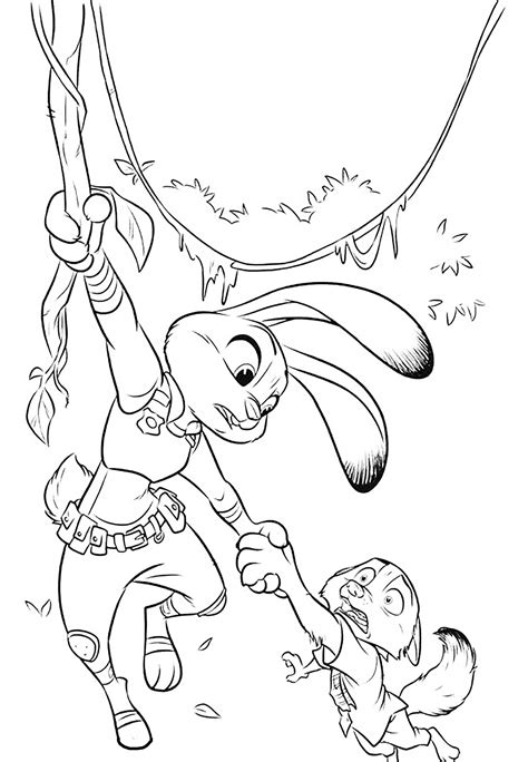 zootopia   color  kids zootopia kids coloring pages