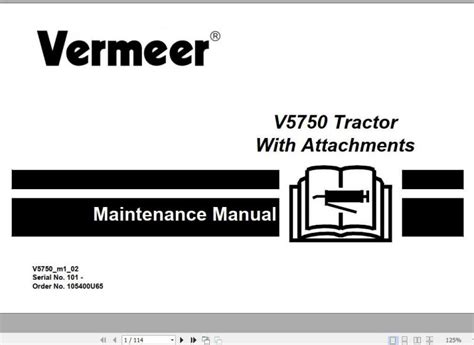 vermeer parts catalog archives homepage  biggest store service manual workshop manual