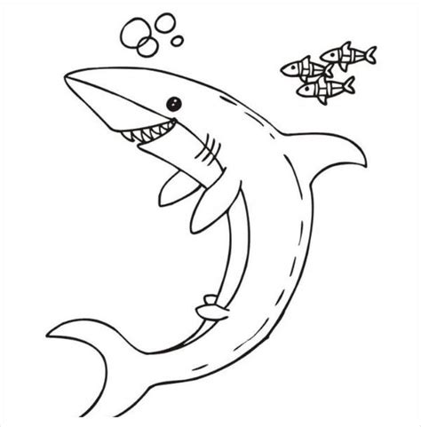 shark coloring pages  preschoolers astro blog