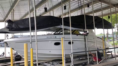 automatic boat cover chaparral spider lift boat covers llc youtube