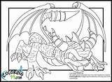 Coloring Skylanders Pages Spyro Getcolorings Print Color Dragons Getdrawings sketch template