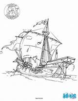 Colorear Barcos Caravelle Caravela Christophe Colomb Exploradores Bateau Santa Hellokids Erase sketch template