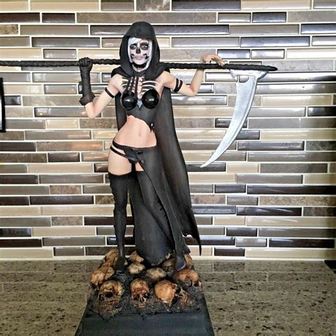1 6 Resin Model Kit Sexy Action Figure Grim Reaper Ebay