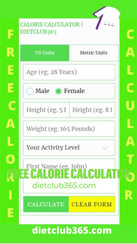 calorie calculator  immersive guide  dietclubhealthy lifestylediets nutrition