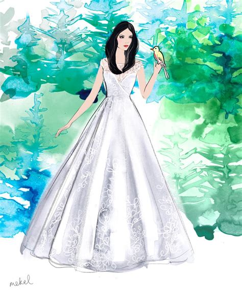 disney s snow white wedding dress design see every disney princess