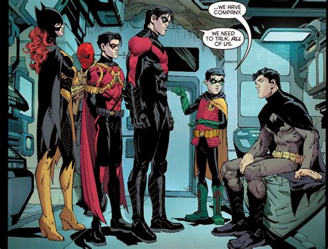 comic frontline  bat family  growing