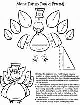 Coloring Turkey Craft Pages Crayola Thanksgiving Kids Sheets Crafts Hat Cut Color Pattern Outs Fall Activities Worksheets Print Fun Halloween sketch template