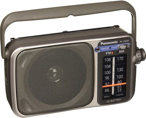panasonic rf  review portable amfm radio talkie man