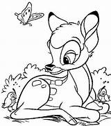 Thumper Bambi Coloring sketch template