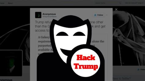 Anonymous Shares Simple Guide On “how To Hack Donald Trump’s Smartphone