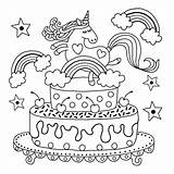 Tort Urodzinowy Kolorowanka Drukowanka Druku sketch template