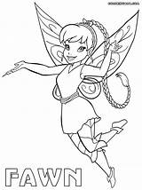 Fawn Fairy Coloring Pages sketch template