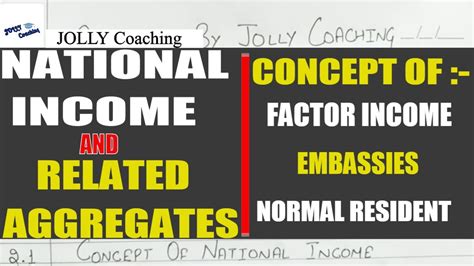 national income  related aggregates concept  national income calculation  national