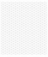 Isometric Grid sketch template