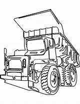 Coloring Pages Trucks Construction Kids Comments sketch template