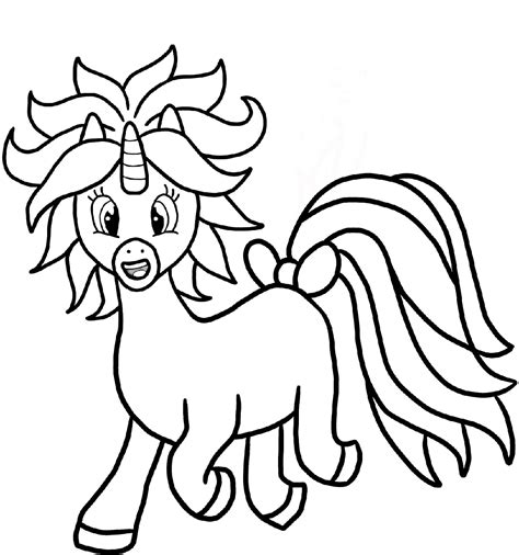 easy unicorn head coloring pages    surprised