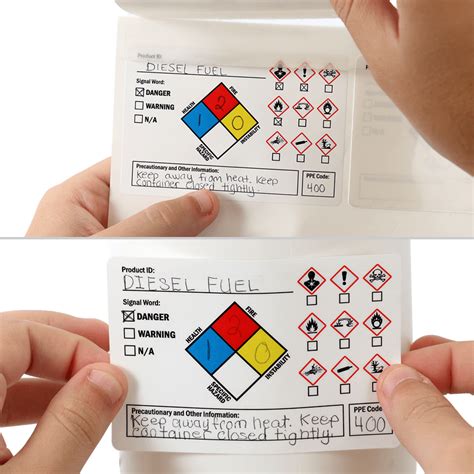 printable osha secondary container label template federal