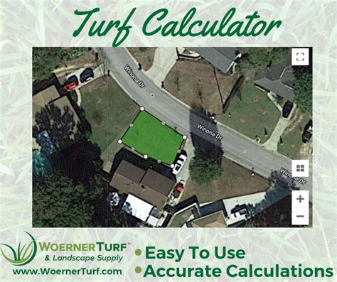 turf calculator   user friendly program designed