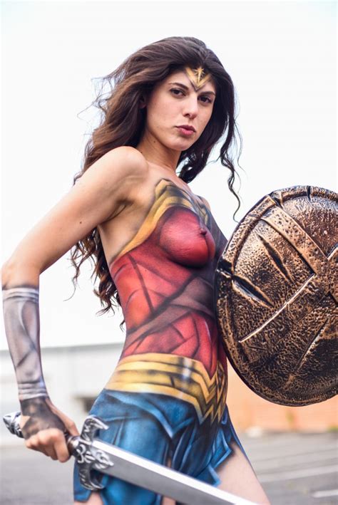 Artist Transforms Model Into Wonder Woman