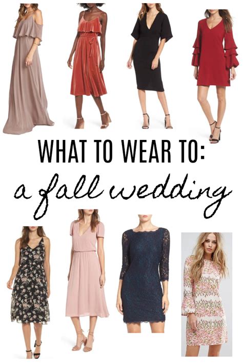 Wedding Attire Guest Fall October Wedding Guest Outfits Dressy Casual