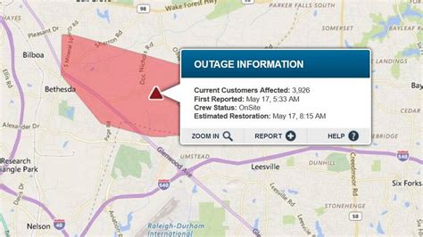 early morning power outage hits about 4 000 in durham county nc