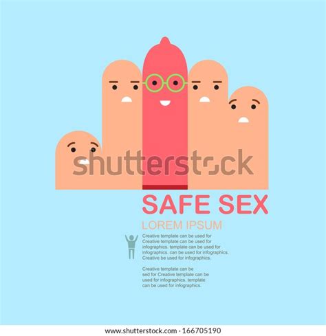 condom safe sex illustration vector design stock vector royalty free