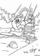 Coloring Pages Taz Baby sketch template
