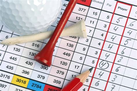 read  golf scorecard