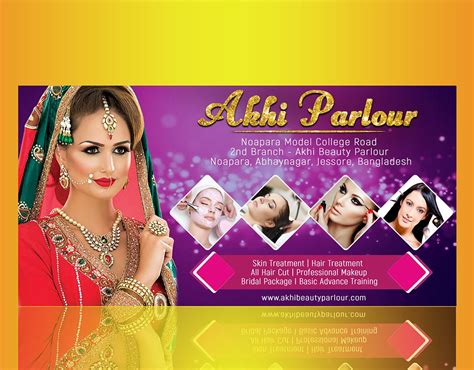 beauty parlour banner design  photoshop  behance beauty parlor banner design beauty