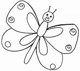 Carle Butterfly sketch template