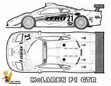 Coloring F1 Mclaren Gtr Cars Car Fast Super Top Pages Front Yescoloring Bugatti sketch template