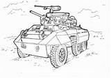 Coloring Pages Army Military Tank Printable Vehicles Kids Greyhound Color Car Sheets Adults Armored M8 Print Truck Tanks Main Do sketch template