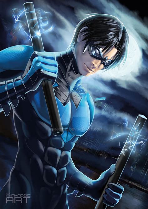 Nightwing Dick Grayson By Min Rotic On Deviantart