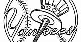 Yankees Getdrawings Yankee Getcolorings sketch template