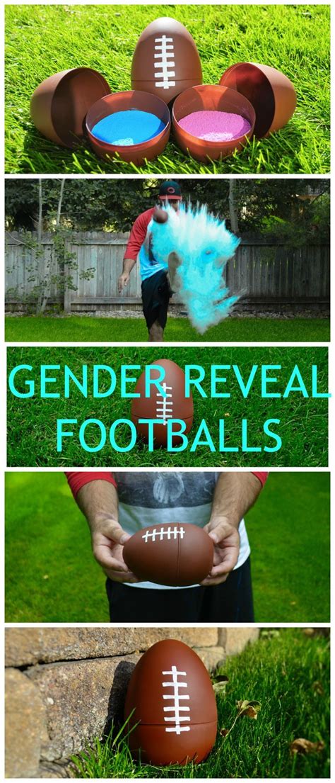 Football New Design Gender Reveal Balls With New Bright