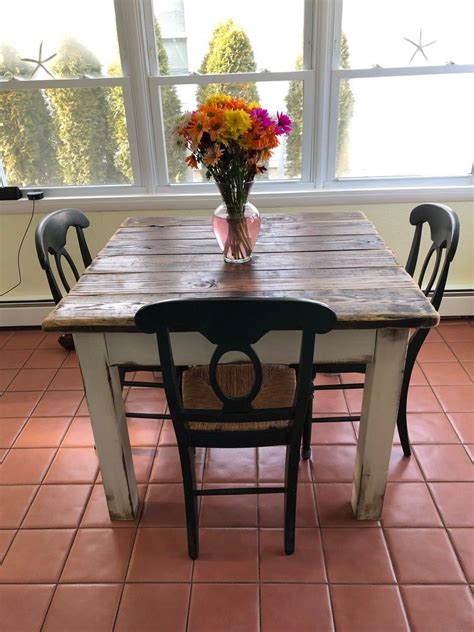 rustic farmhouse table small kitchen dining farm house reclaimed wood