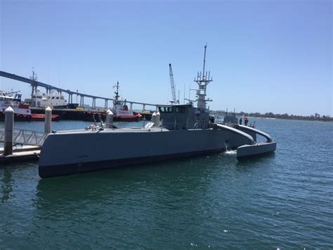 navy drone ship   crew   hunt  enemy submarines world economic forum
